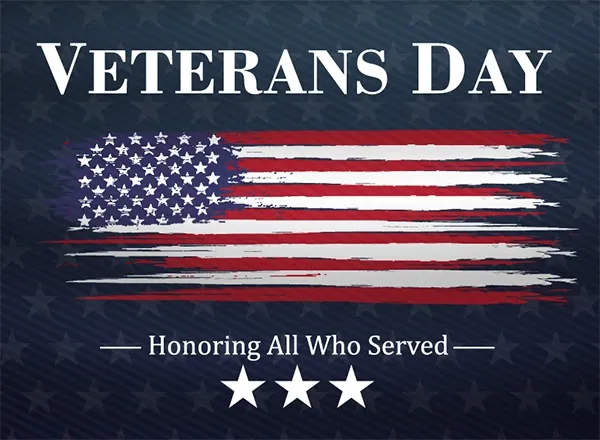 Tribute To Our Veterans Day in Andreas