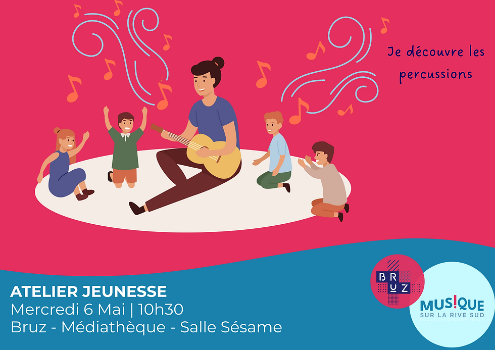 Atelier Jeunesse - Je découvre les percussions