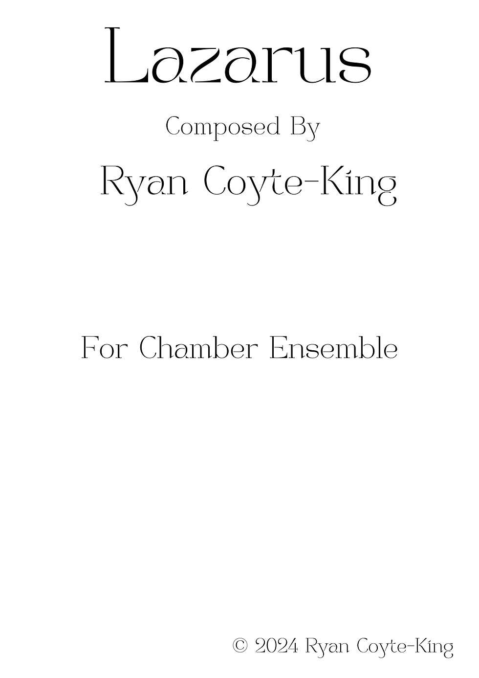 Lazarus Cover Page 1