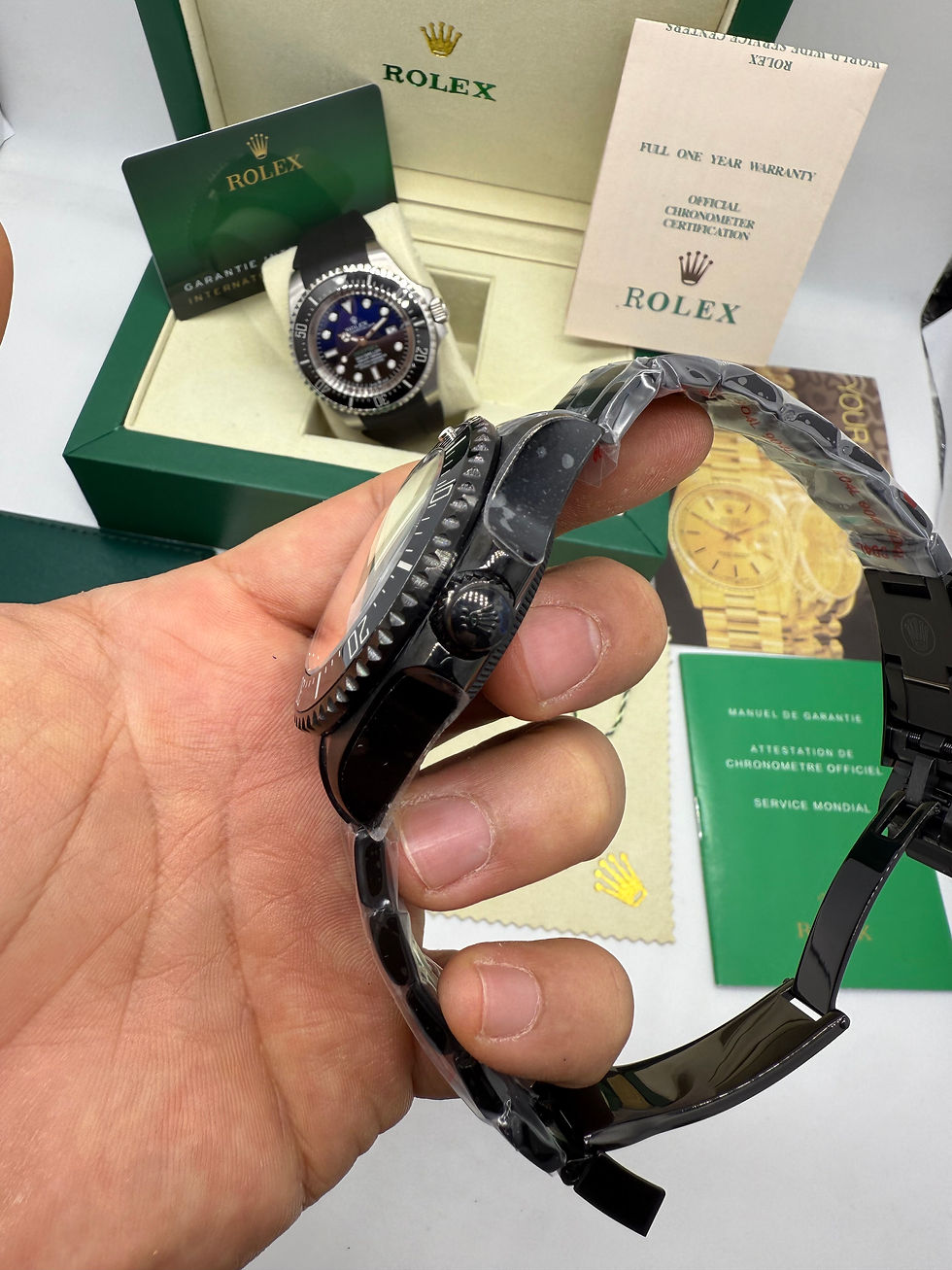 Miniatura: Rolex Deepsea 44mm Aço OxBlack - Edição Jaques Piccard