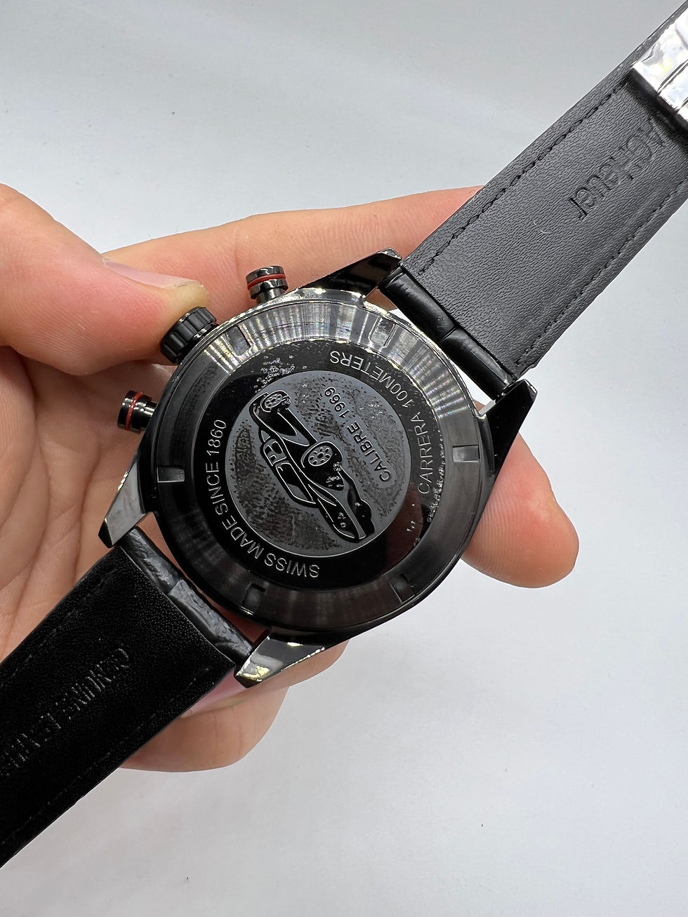 Thumbnail: Tag Heuer Carrera Aço OxBlack 43mm, Mostrador Preto