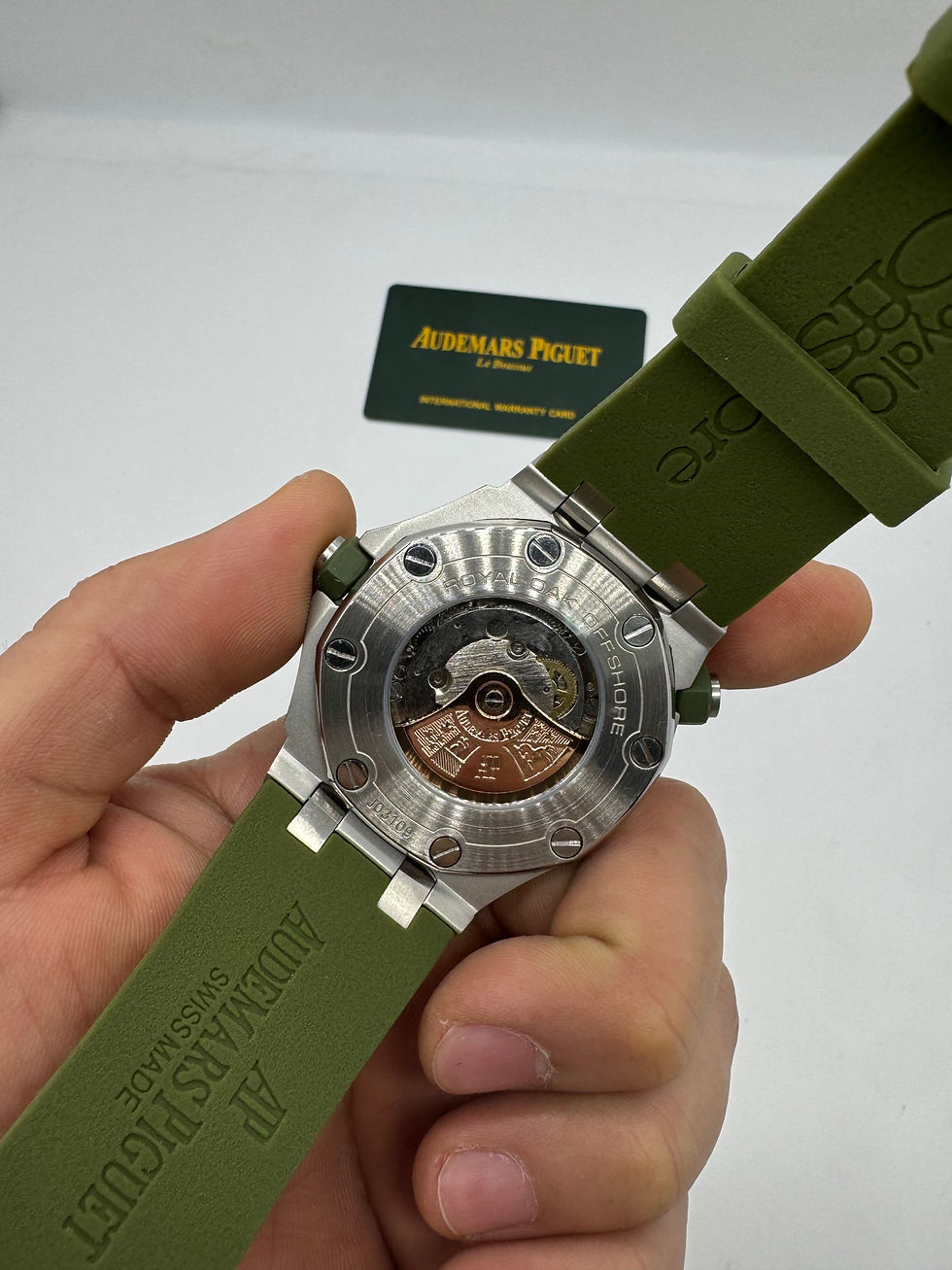 Thumbnail: Audemars Piguet Offshore Royal Oak Diver 42mm, Mostrador Verde