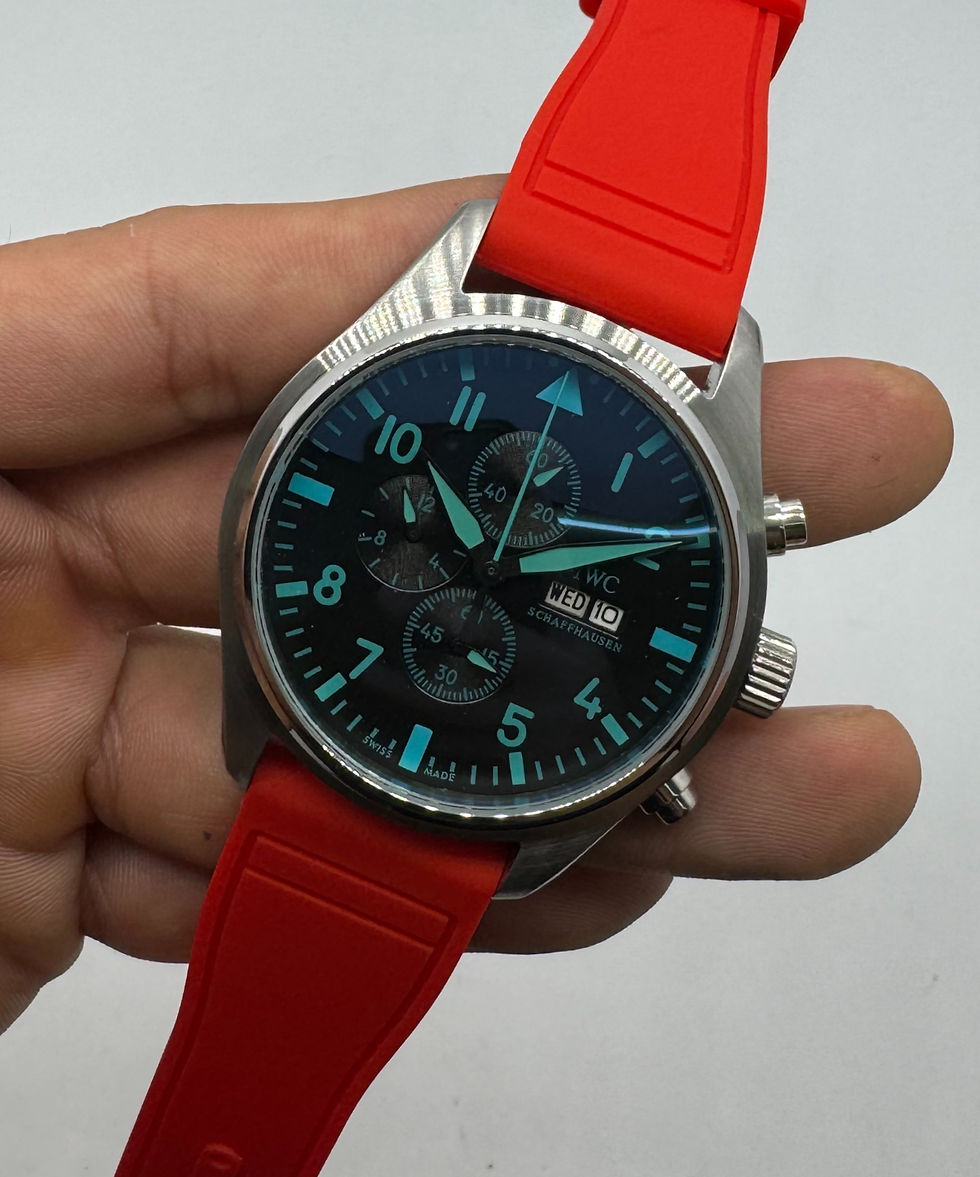 IWC Aviador Cronógrafo SPITIFIRE 41mm Aço