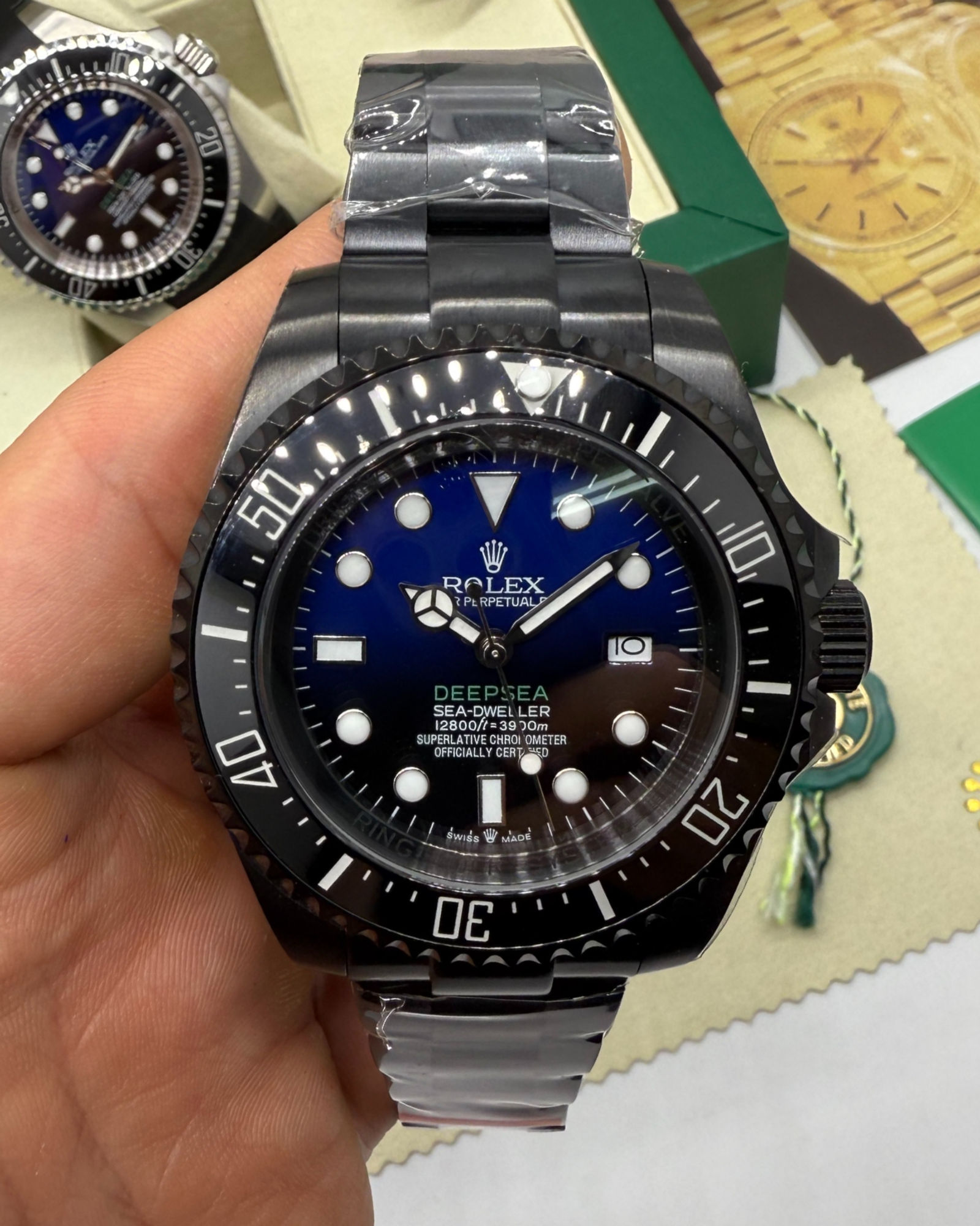 Rolex Rolex Deepsea 44mm Jaques Piccard - Blue Diver