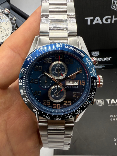 TAG Heuer Carrera, Chronograph Eletrônico, 44 mm, Aço