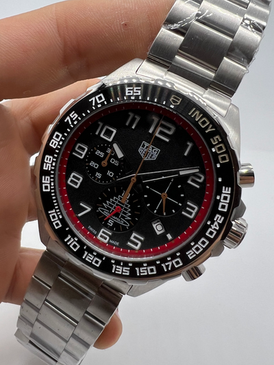TAG Heuer Formula 1 Chronograph x Indy 500, Quartzo, 43 mm, Aço