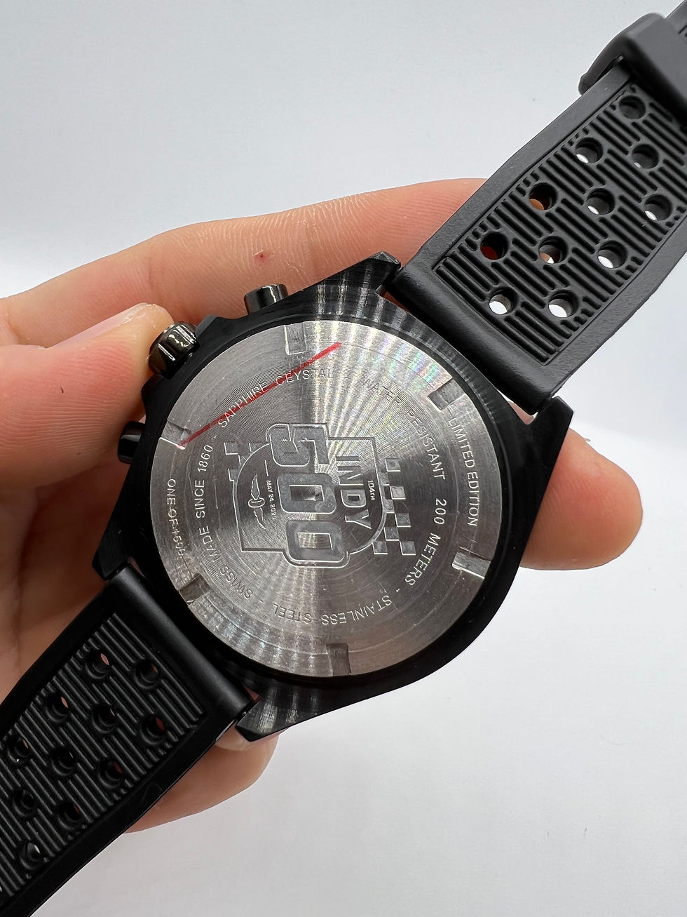 Thumbnail: TAG Heuer Formula 1 Chronograph x INDY 500, Quartzo, 43 mm, Aço, Puls. Borracha