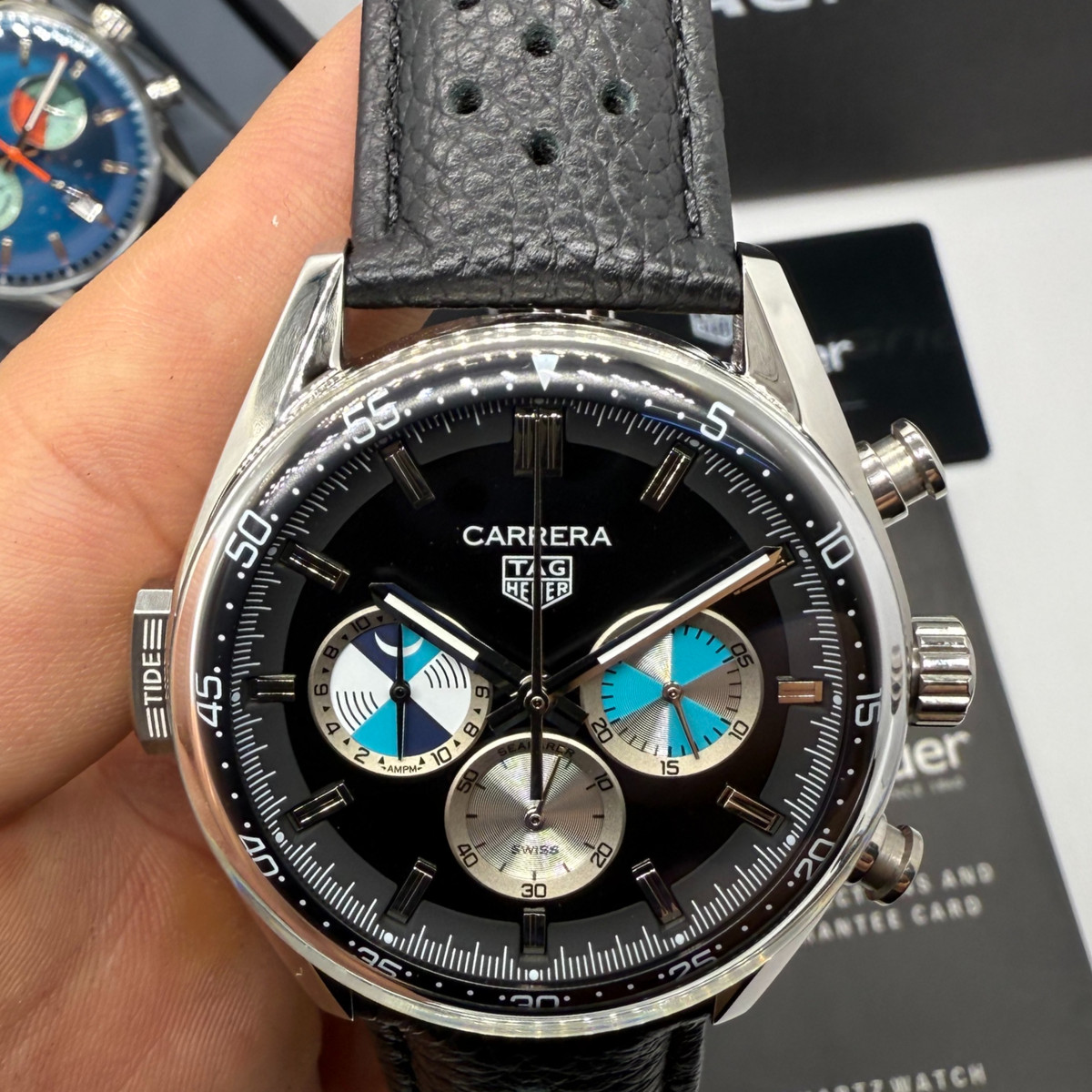 TAG Heuer Carrera Chronosprint x Porsche - Aço 42mm - Preto