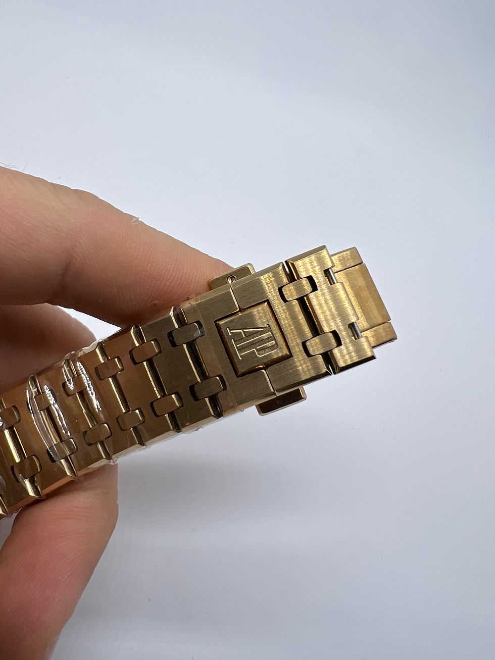 Thumbnail: Audemars Piguet Royal Oak 41mm Dourado Mostrador Azul Bezel e Pulseira em aço
