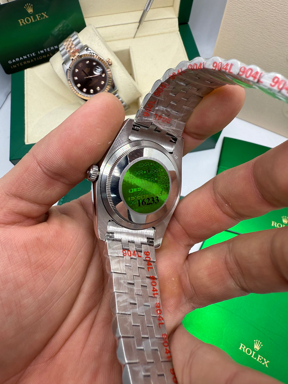 Thumbnail: Rolex Date-Just 31mm/36mm Aço, Mostrador Prata, Luneta Canelada