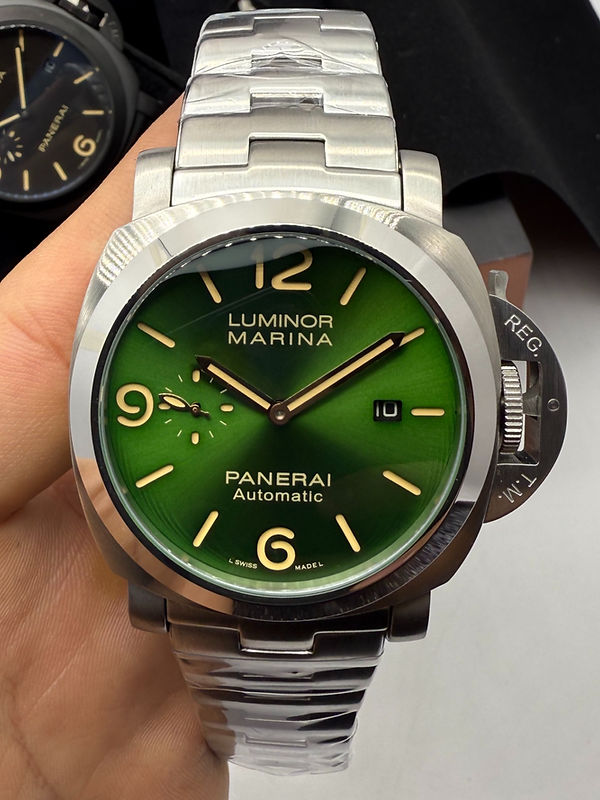 Panerai Luminor Marina 44mm, Aço, Mostrador Verde - Pulseira Aço