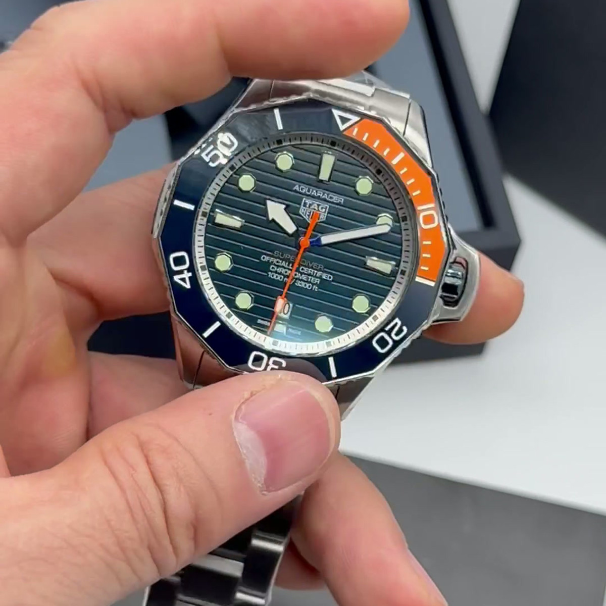 TAG Heuer Aquaracer Superdiver Profissional 1000 - 45mm - Pulseira Aço