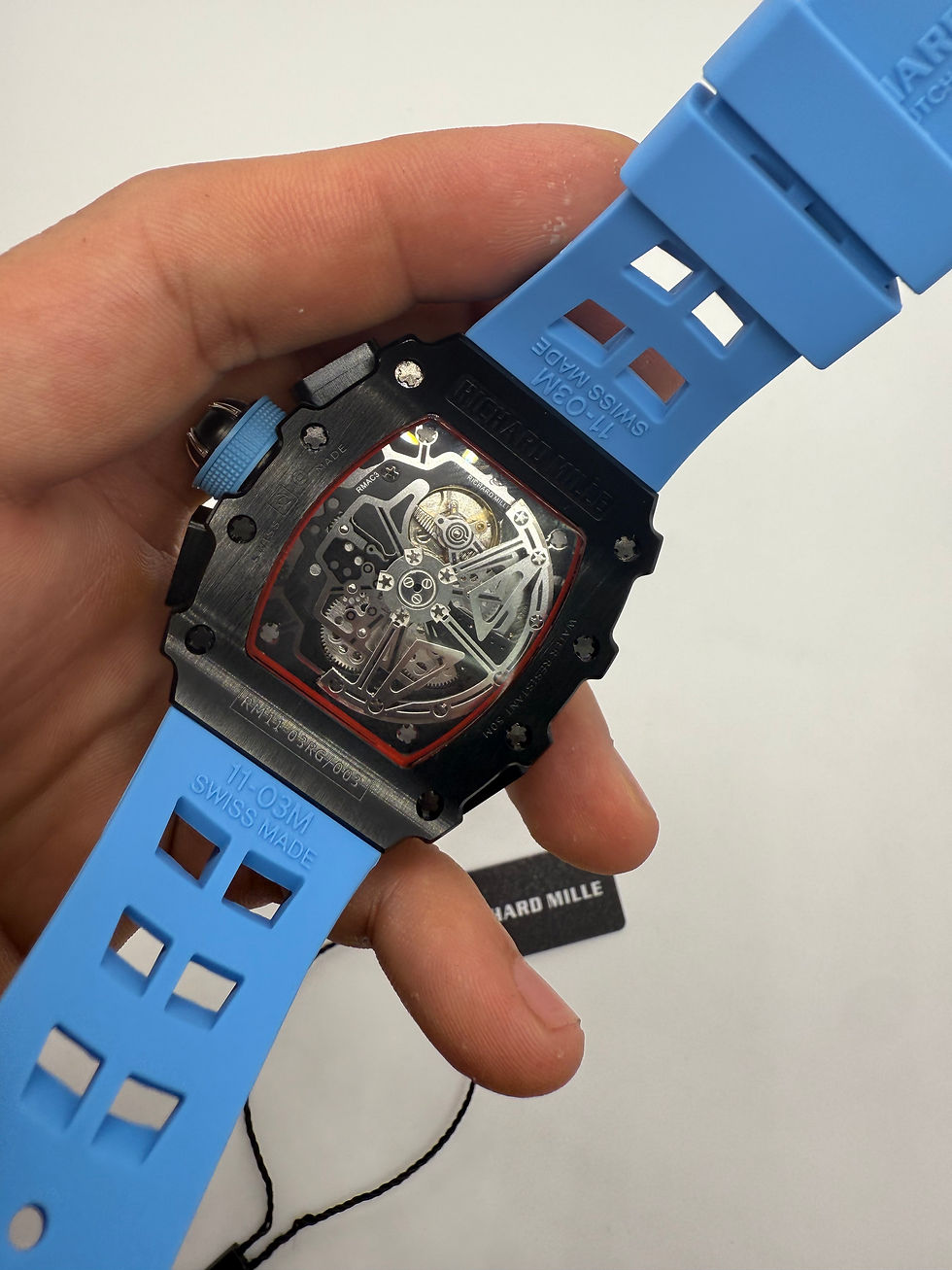 Miniatura: RICHARD MILLE RM 11-03 /003, 45mm Flyback Aço/OxBlack