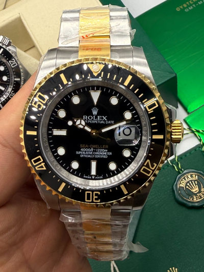 Rolex Sea-Dweller Aço/Ouro 43mm - CLONE