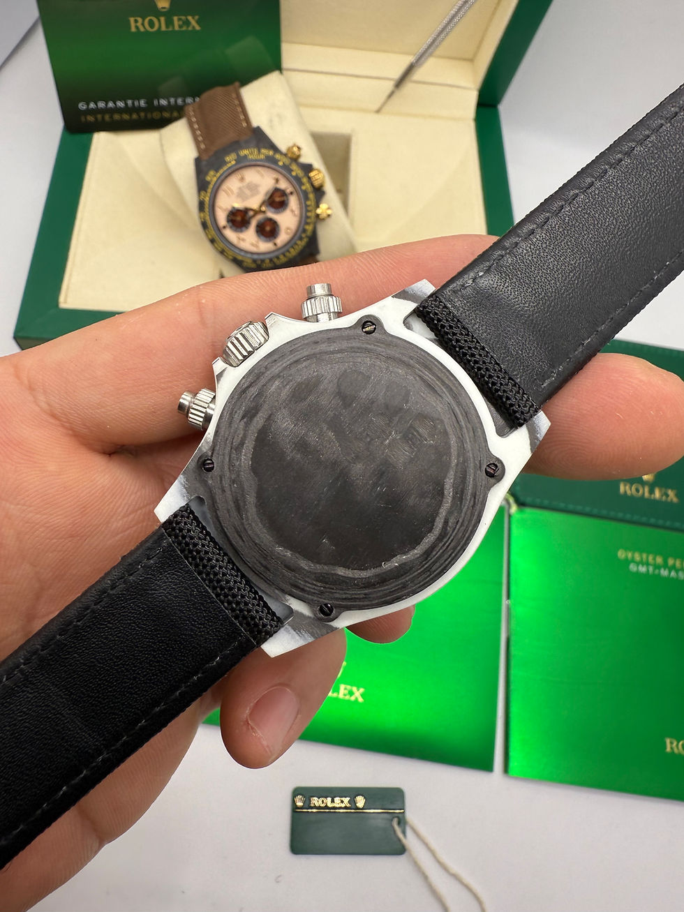 Thumbnail: Rolex Daytona DIW Carbono 40mm, Pulseira Nylon/Couro