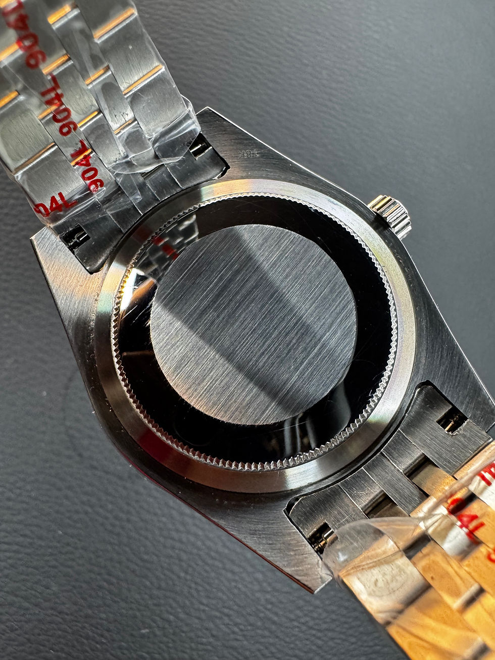 Miniatura: Rolex DateJust 41mm Wimbledon Aço/Dourado Mostrador Cinza Luneta Canelada