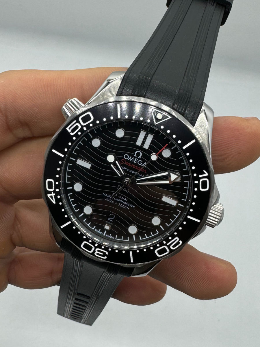 Omega Seamaster Co-Axial 40mm Mostrador Preto