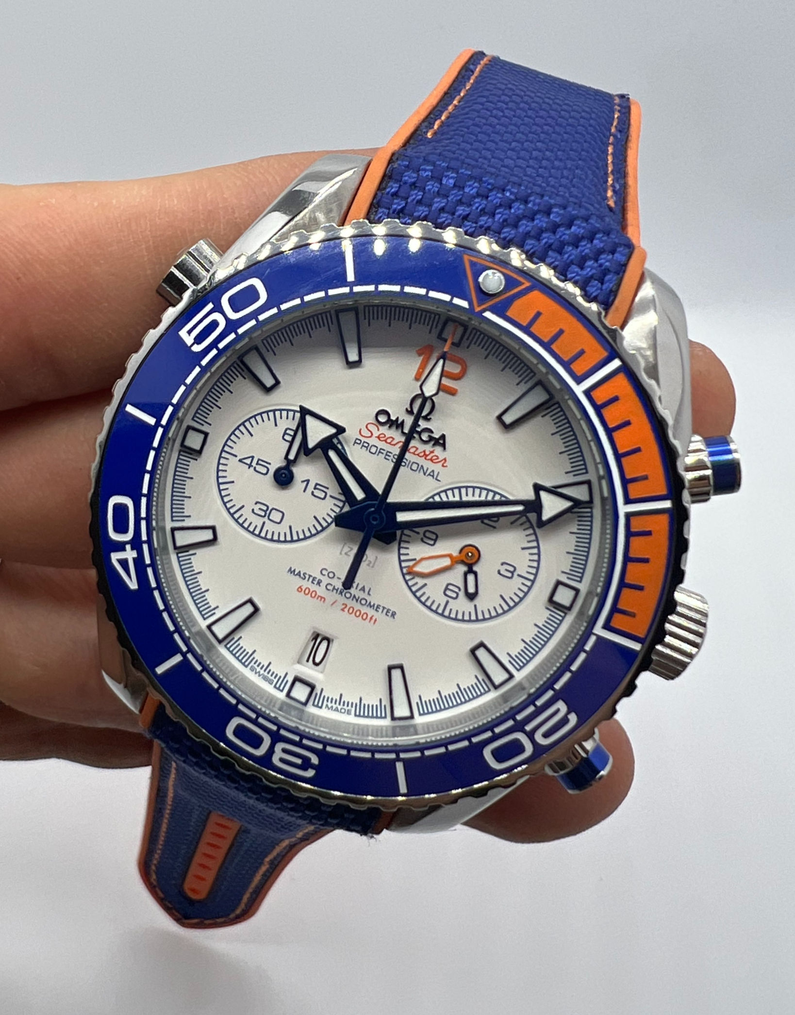 Omega Planet Ocean Co-Axial Master Chronometer 45,5mm Aço