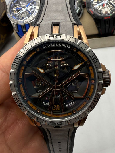 Roger Dubuis Spider Excalibur Monobalancim 45mm Aço