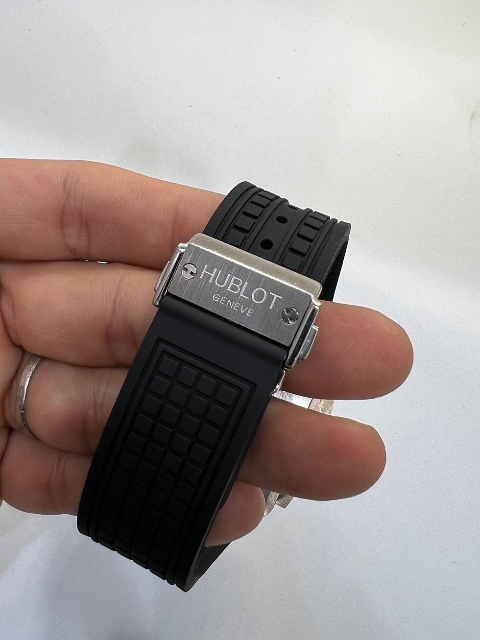 Miniatura: Hublot Square Bang Aço 44mm, Mostrador Cinza Esqueleto
