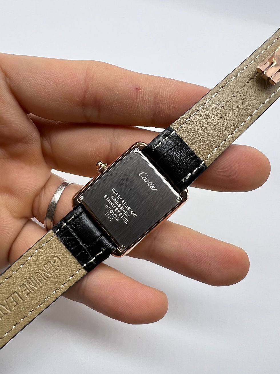 Miniatura: Cartier Relógio Tank Must Aço/Rose 36mm/41mm