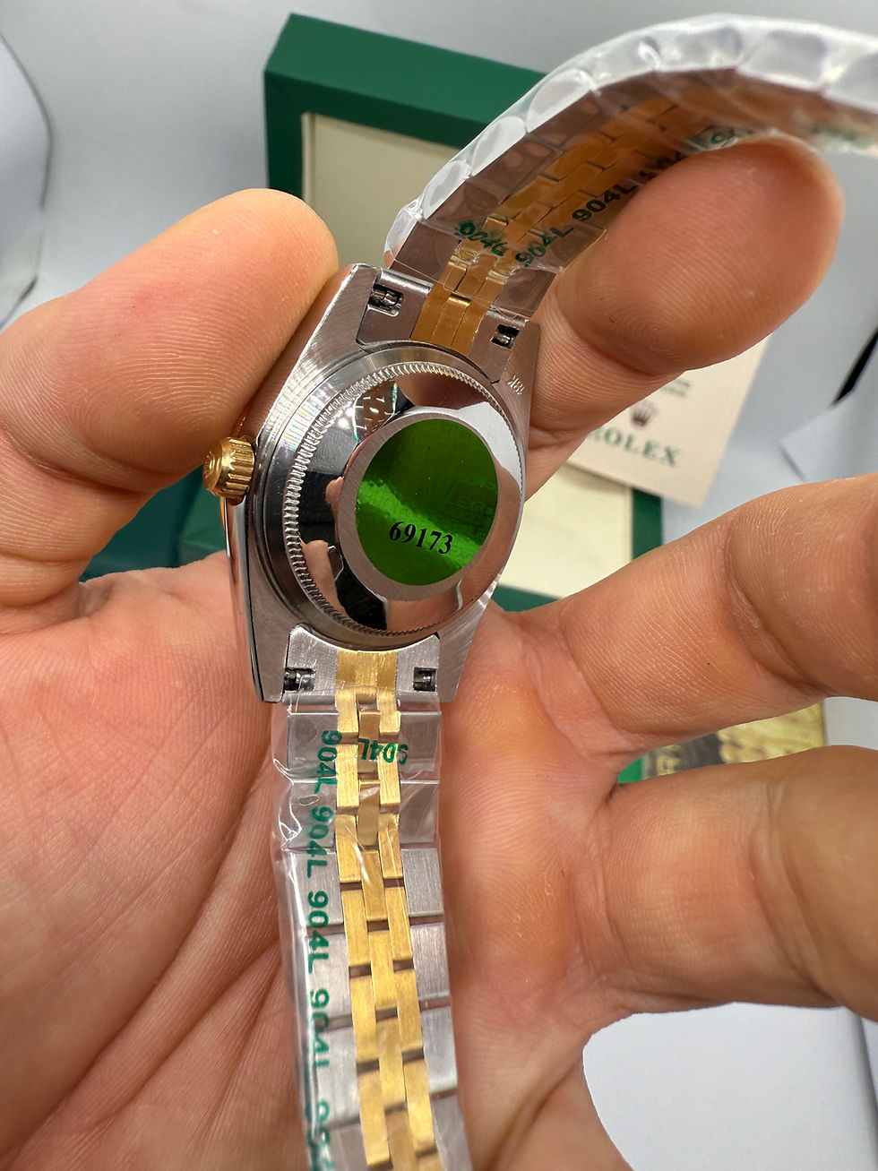Thumbnail: Rolex Date-Just 31mm Aço/Dourado Pulseira Jubilee