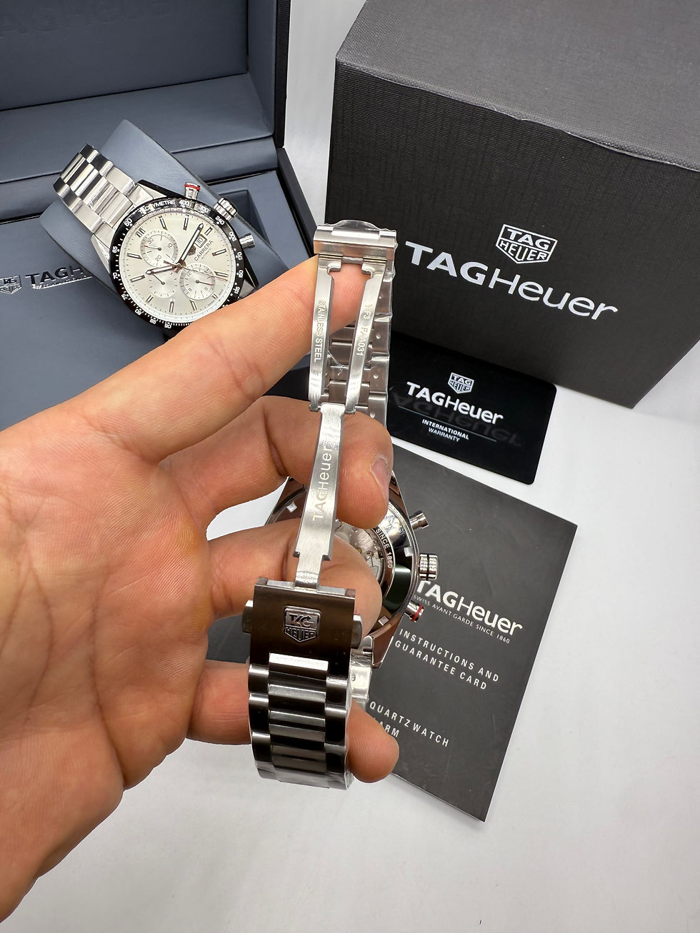 Miniatura: TAG Heuer Carrera Aço Calibre S, Chronograph, 44 mm
