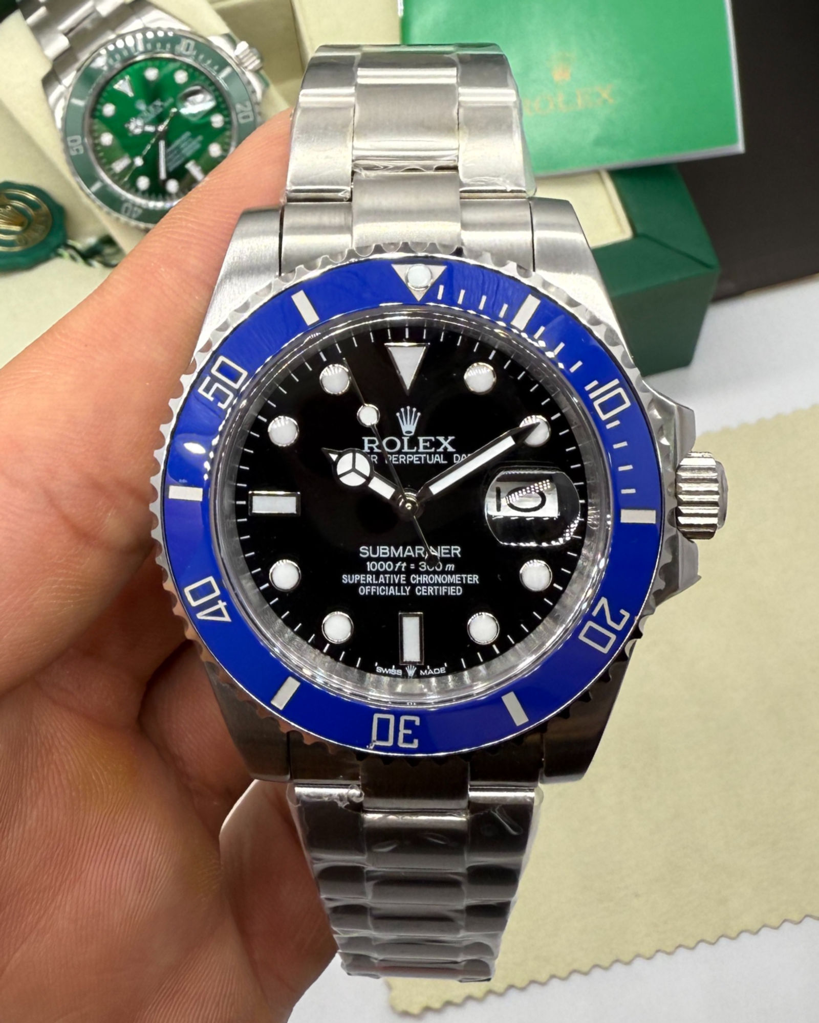 Rolex Rolex Submariner Date Bluesy 41mm Aço