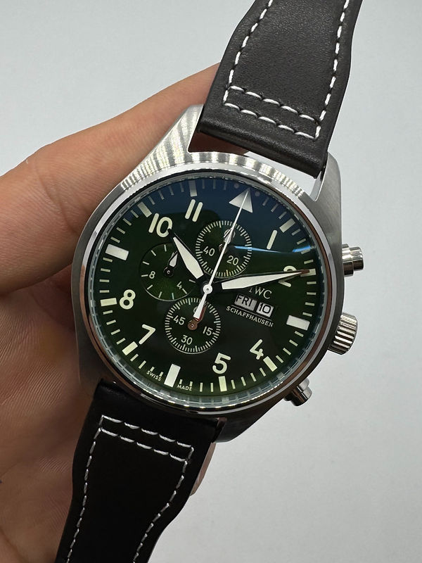 IWC Aviador Cronógrafo TOP GUN 41mm Aço