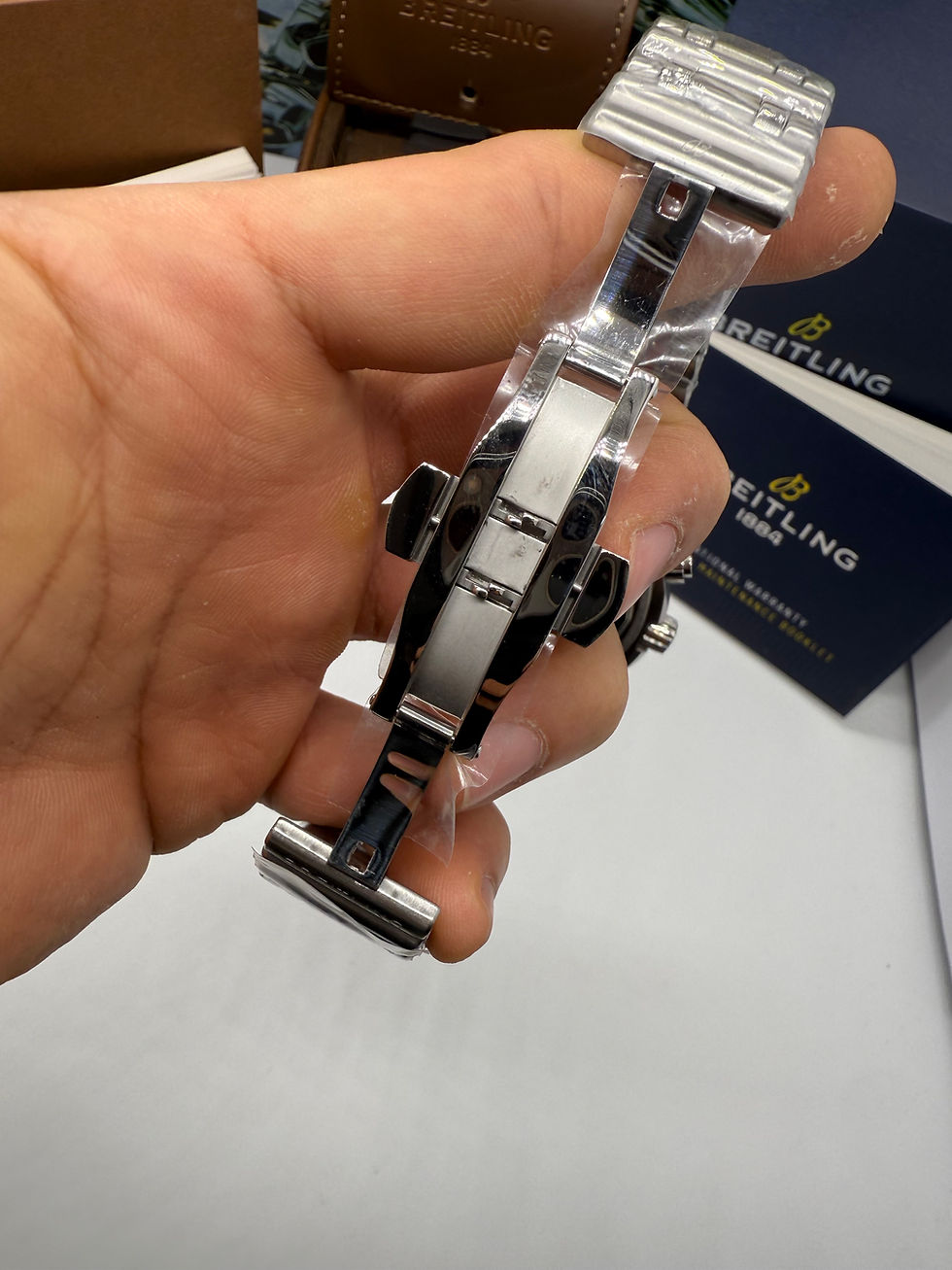 Miniatura: Breitling Super Chronomat Aço 44mm Pulseira Aço