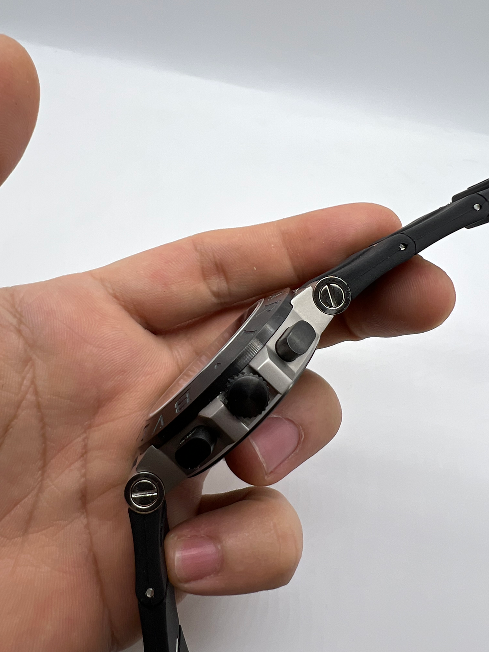 Miniatura: Bvlgari Aluminium Titanium Crono 44mm - Aço - Mostrador Preto