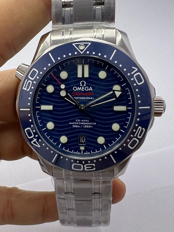 Omega Seamaster Diver 300M, Blue 42mm, Aço - CLONE