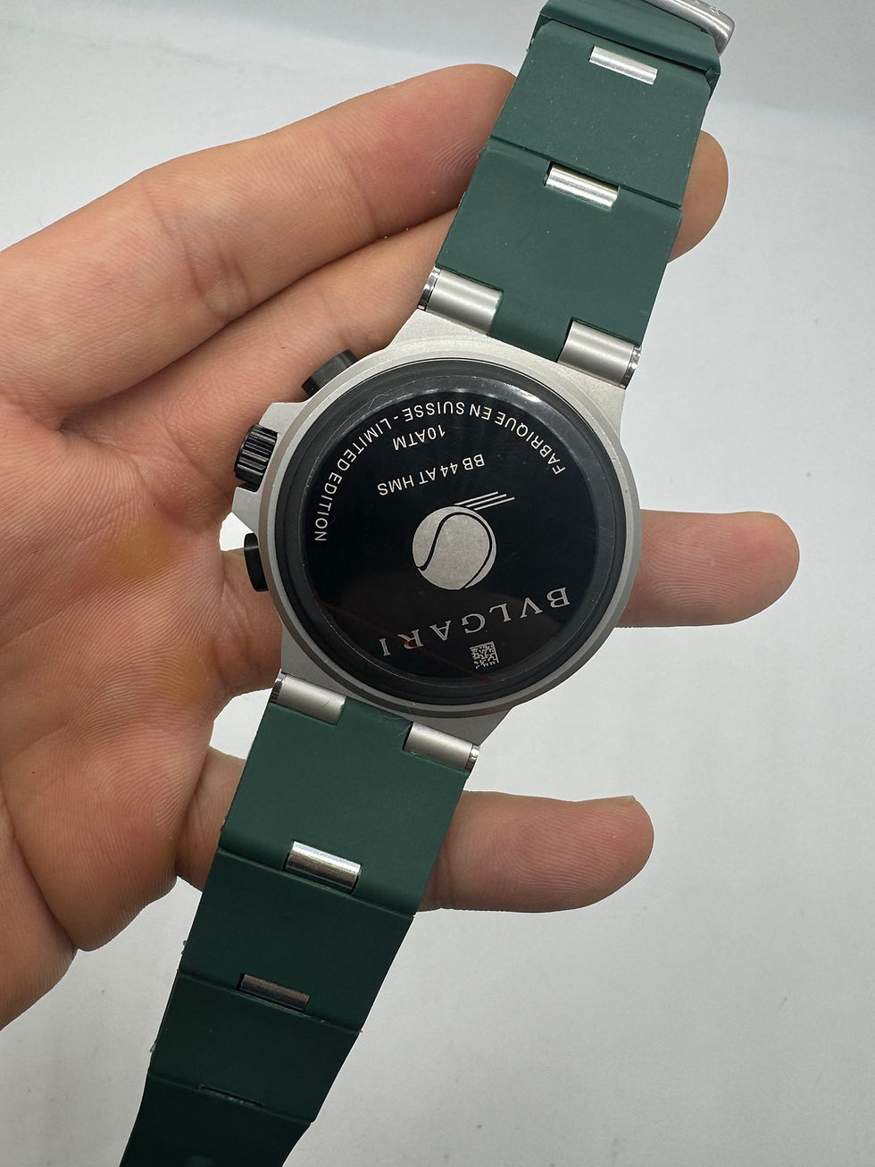 Thumbnail: Bvlgari Aluminium Titanium Crono 44mm - Aço - Mostrador Branco