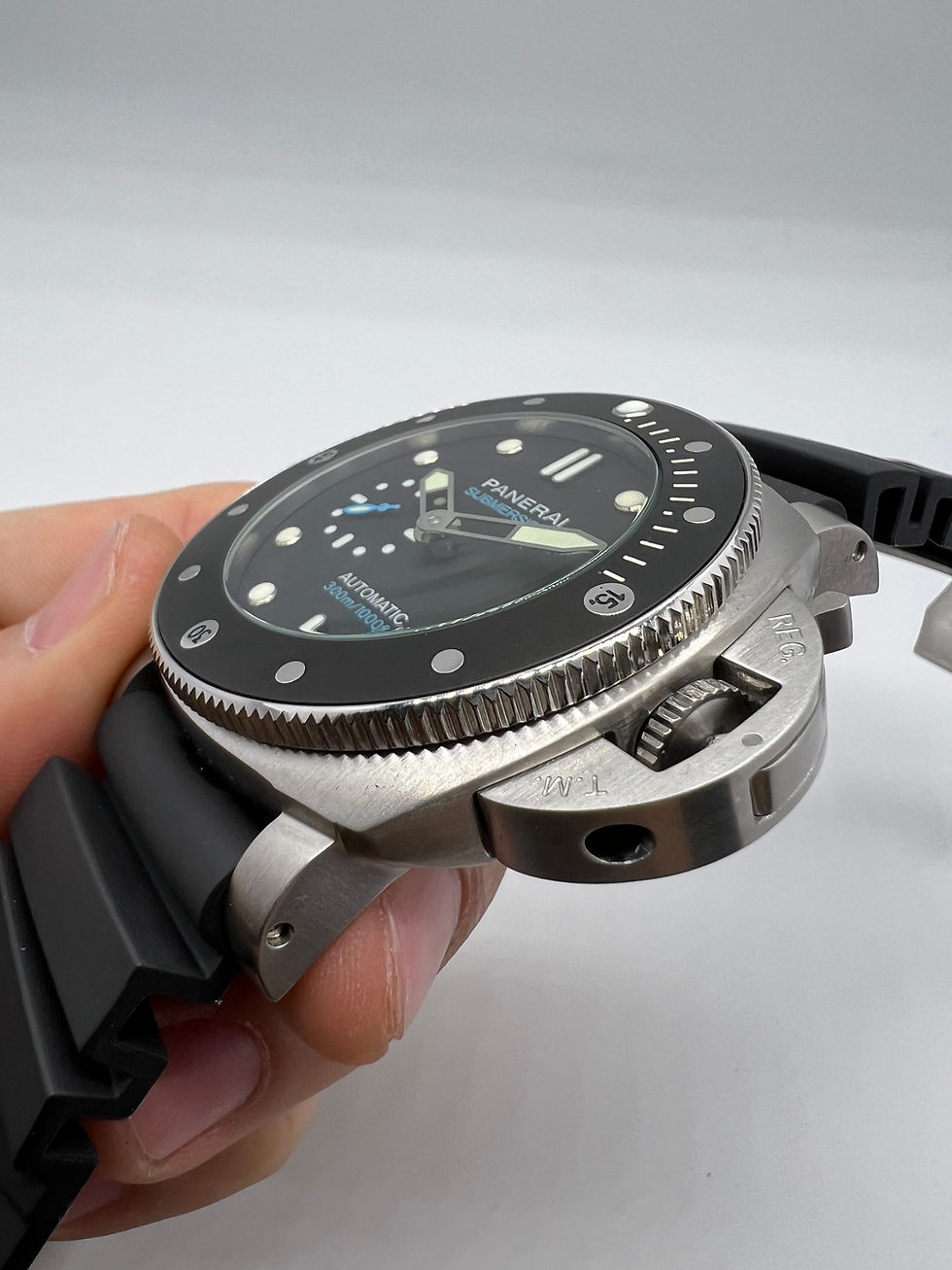 Thumbnail: Panerai Luminor Submersible 47mm Aço Mostrador Preto