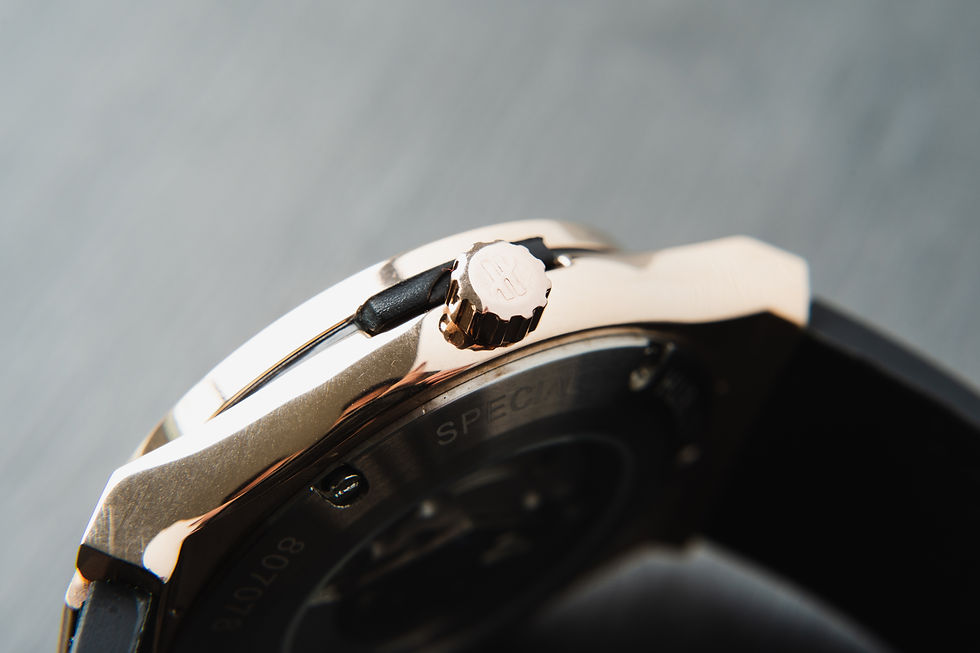Miniatura: Hublot Classic Fusion 45mm Rosé Mostrador Preto Bisel Rosé
