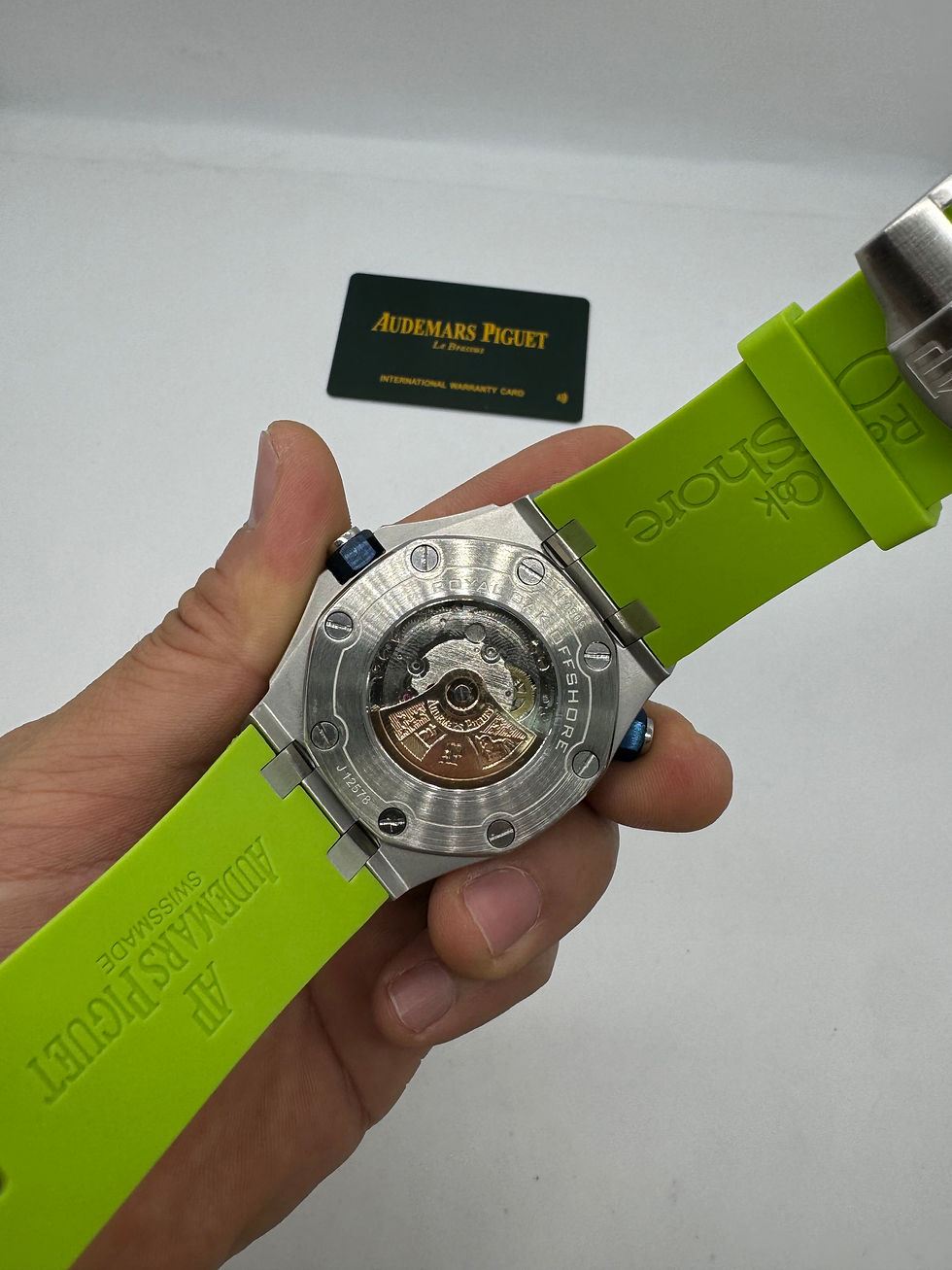 Thumbnail: Audemars Piguet Offshore Royal Oak Diver 42mm, Mostrador Verde
