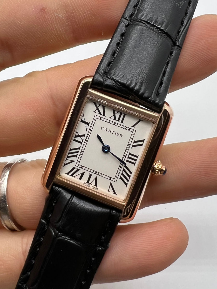Cartier Relógio Tank Must Aço/Rose 36mm/41mm