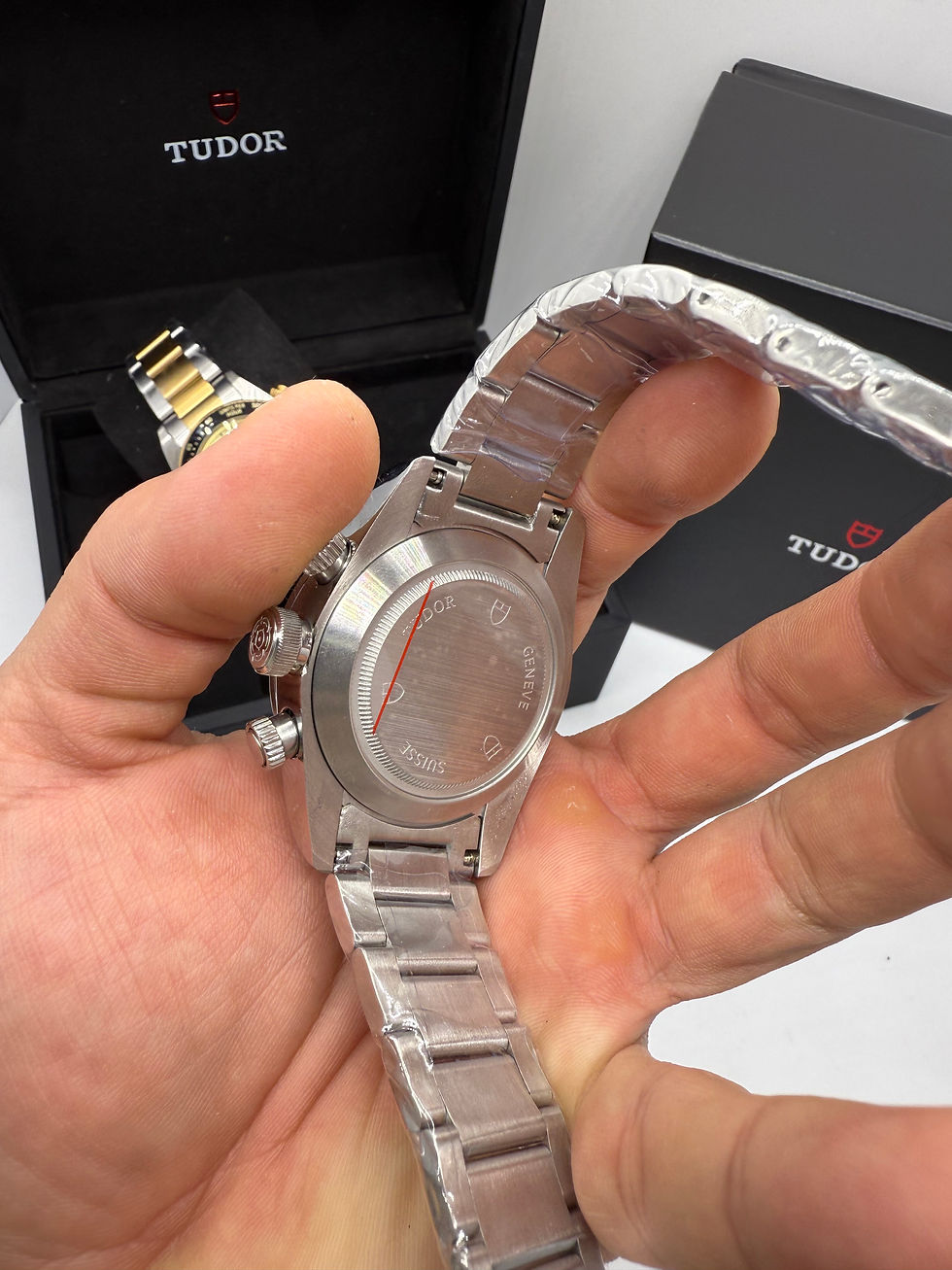 Miniatura: Tudor Black Bay Chrono Aço 41mm, Mostrador Preto - Oyster