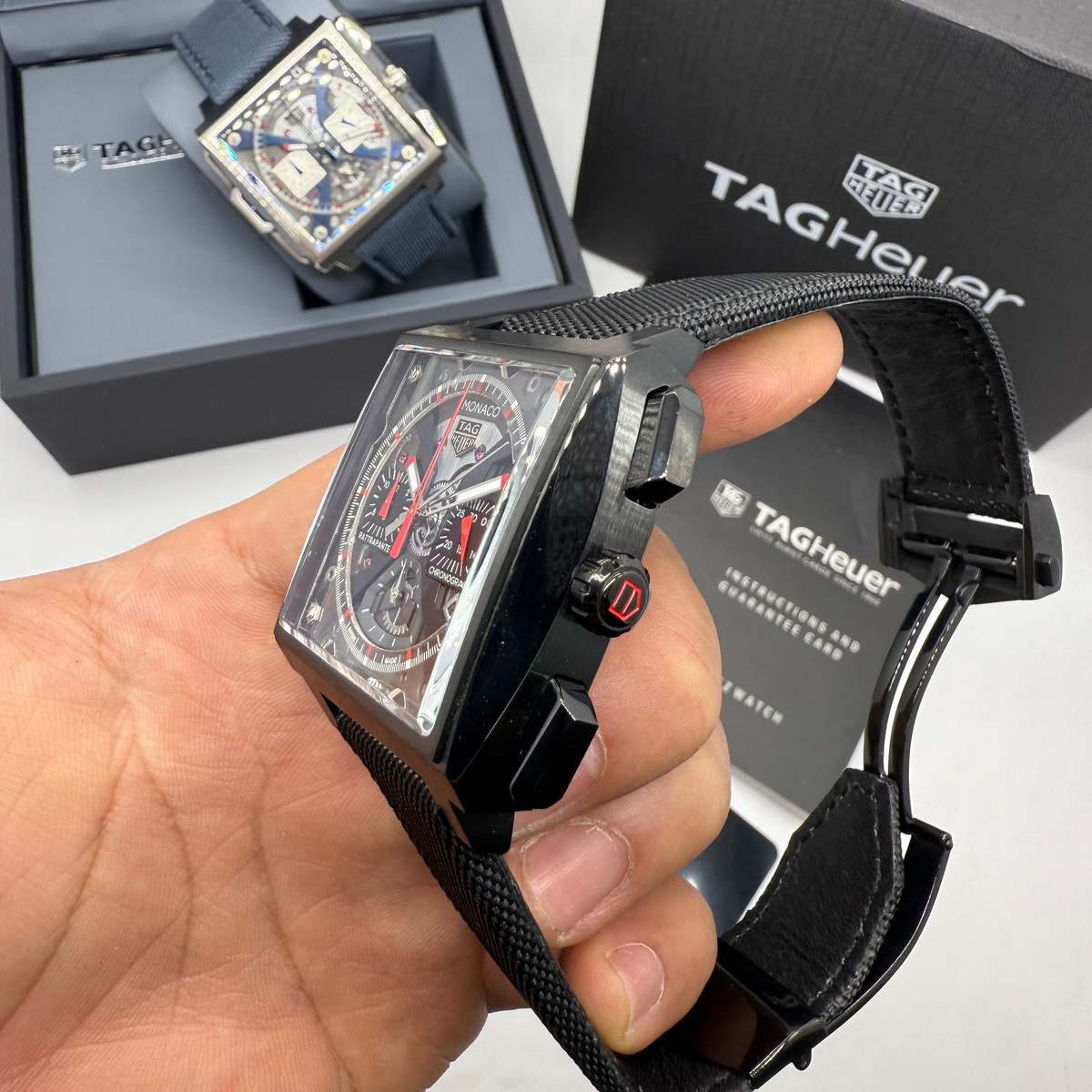TAG Heuer Monaco Split-Seconds Chronograph 44mm, Mostrador Grafite