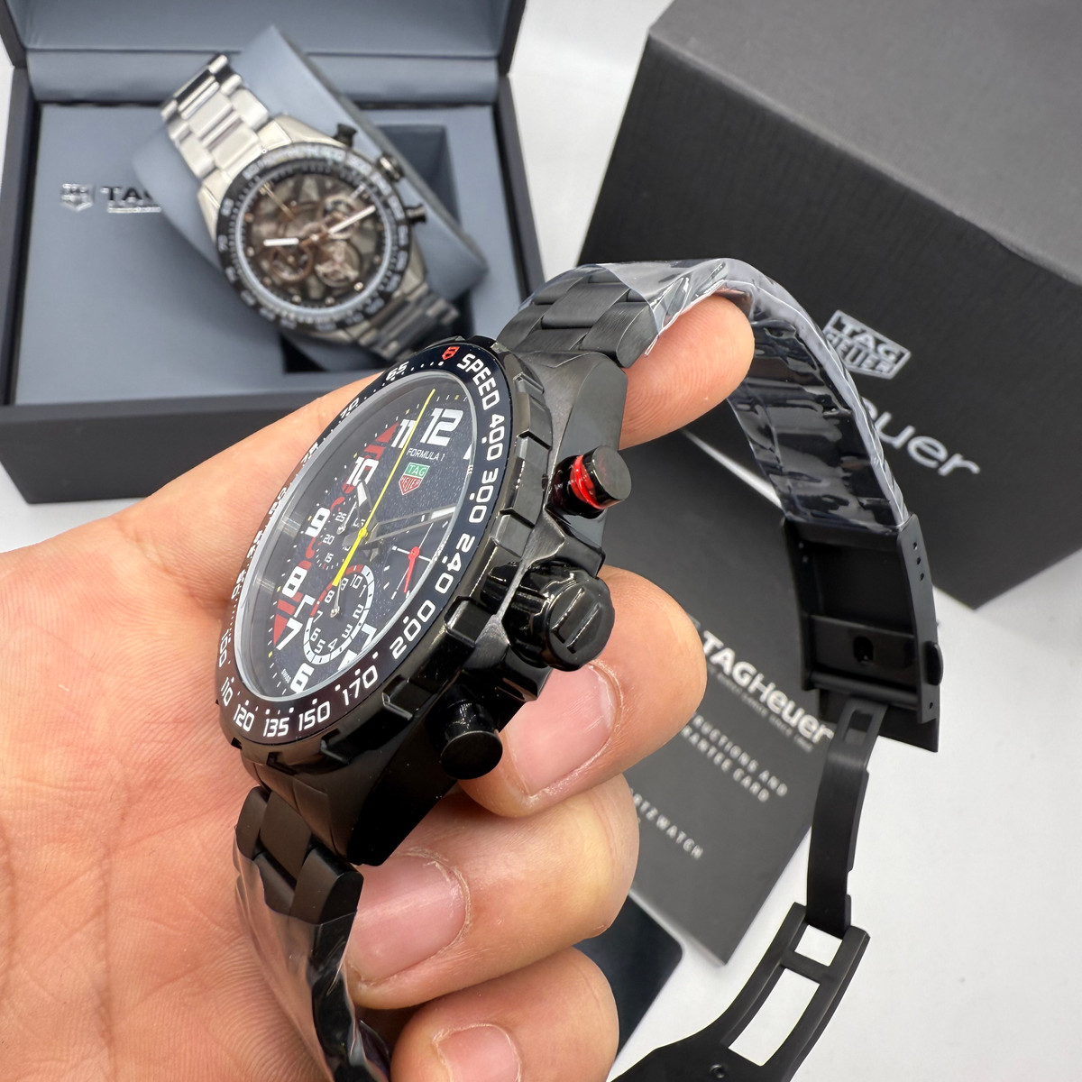 TAG Heuer F1 Cronometro 42mm Aço/OxBlack - Speed