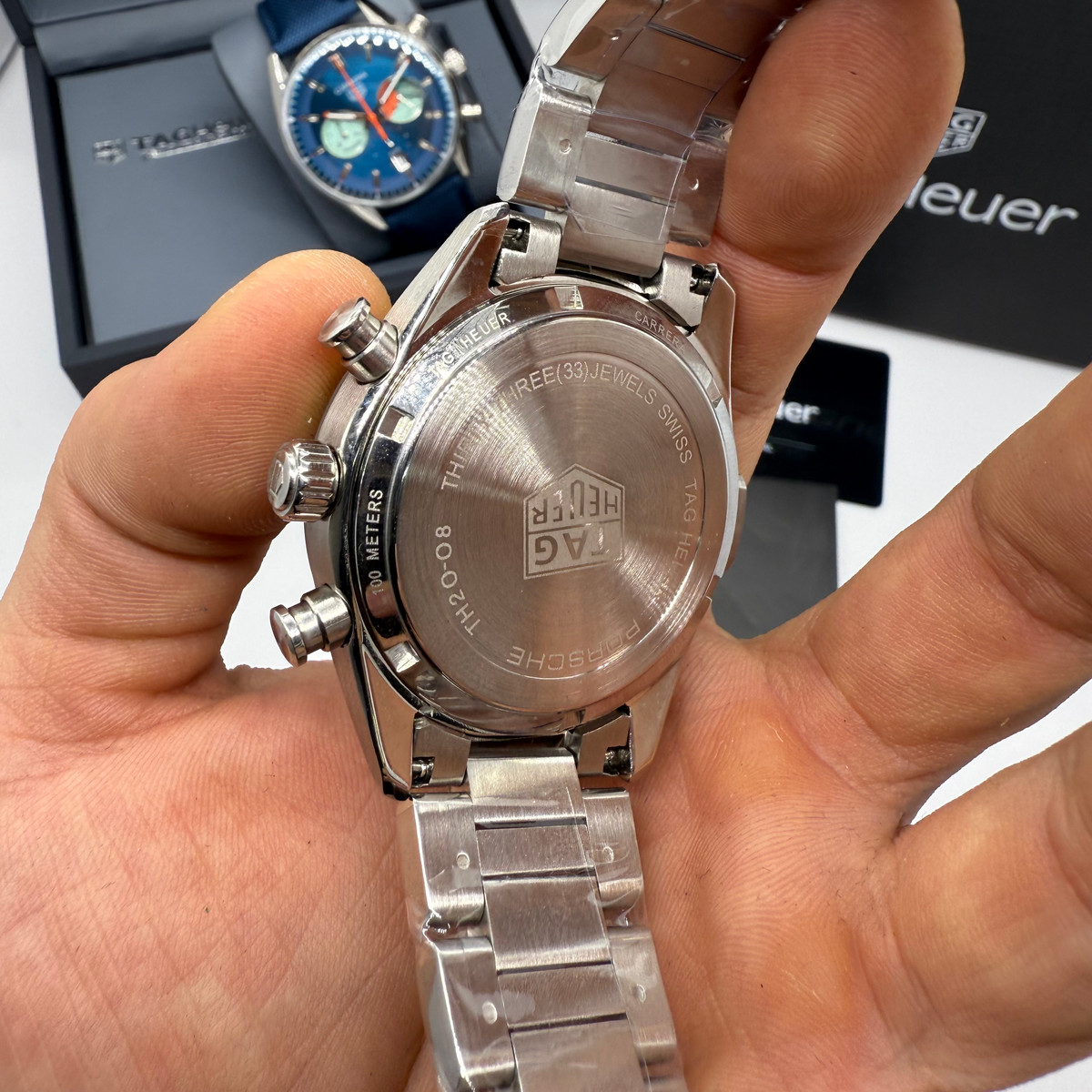 TAG Heuer Carrera Chronosprint x Porsche - Aço 42mm - Preto