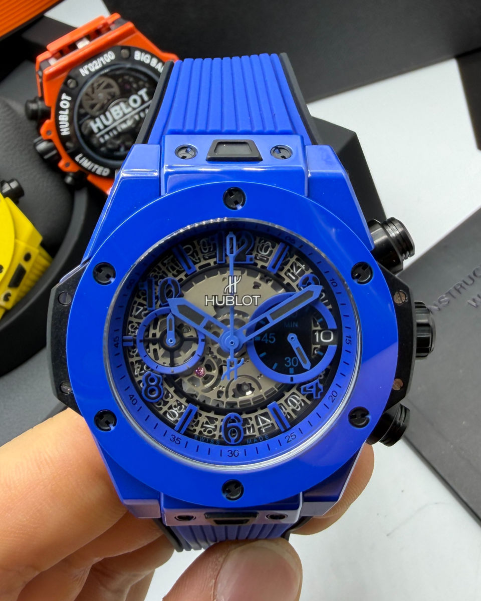 Hublot Hublot Big Bang 20th Anniversary King - Blue Cerâmica Tungsténio 43mm