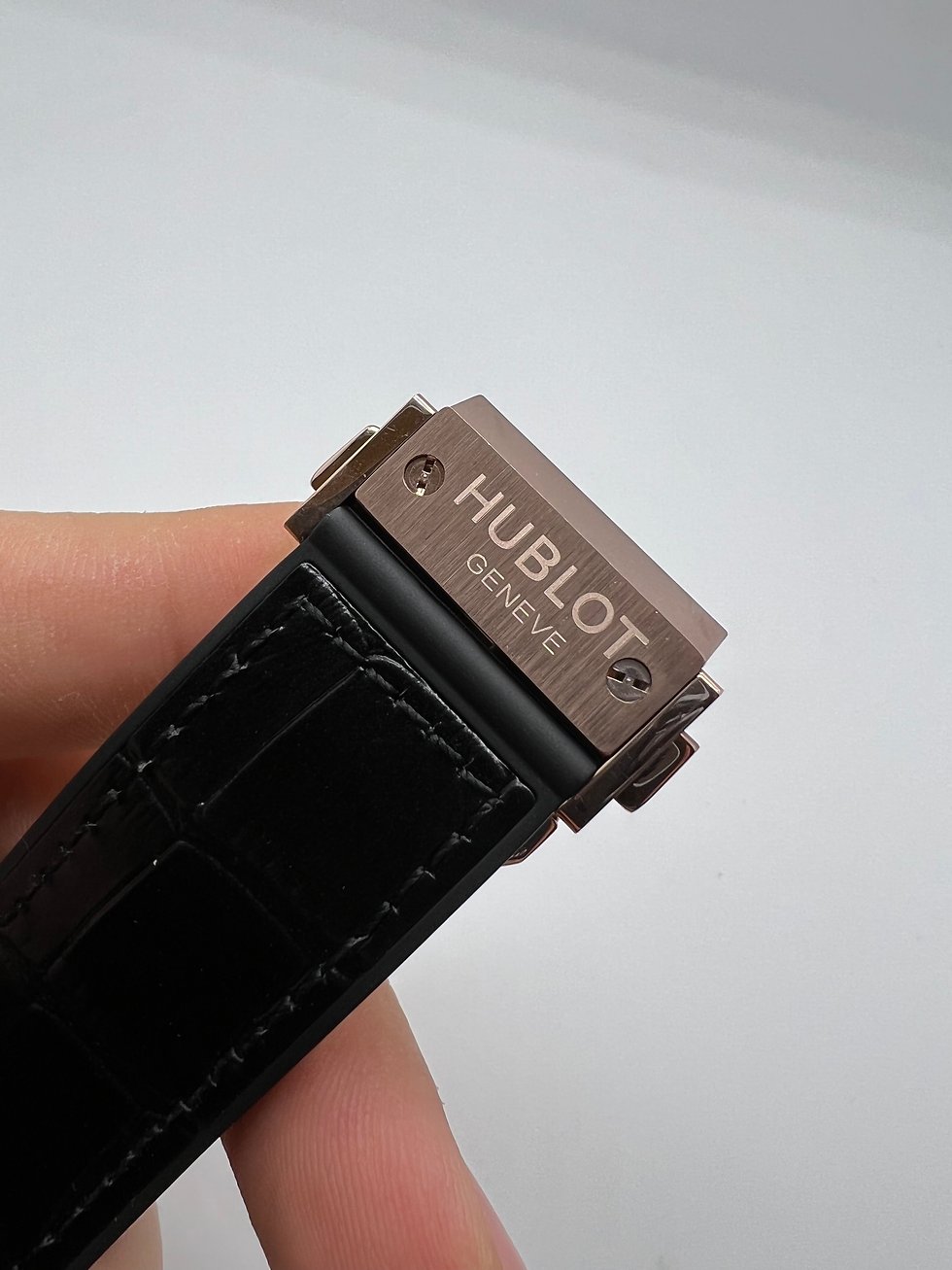 Miniatura: Hublot Classic Chrono Rosè 45mm Mostrador Preto