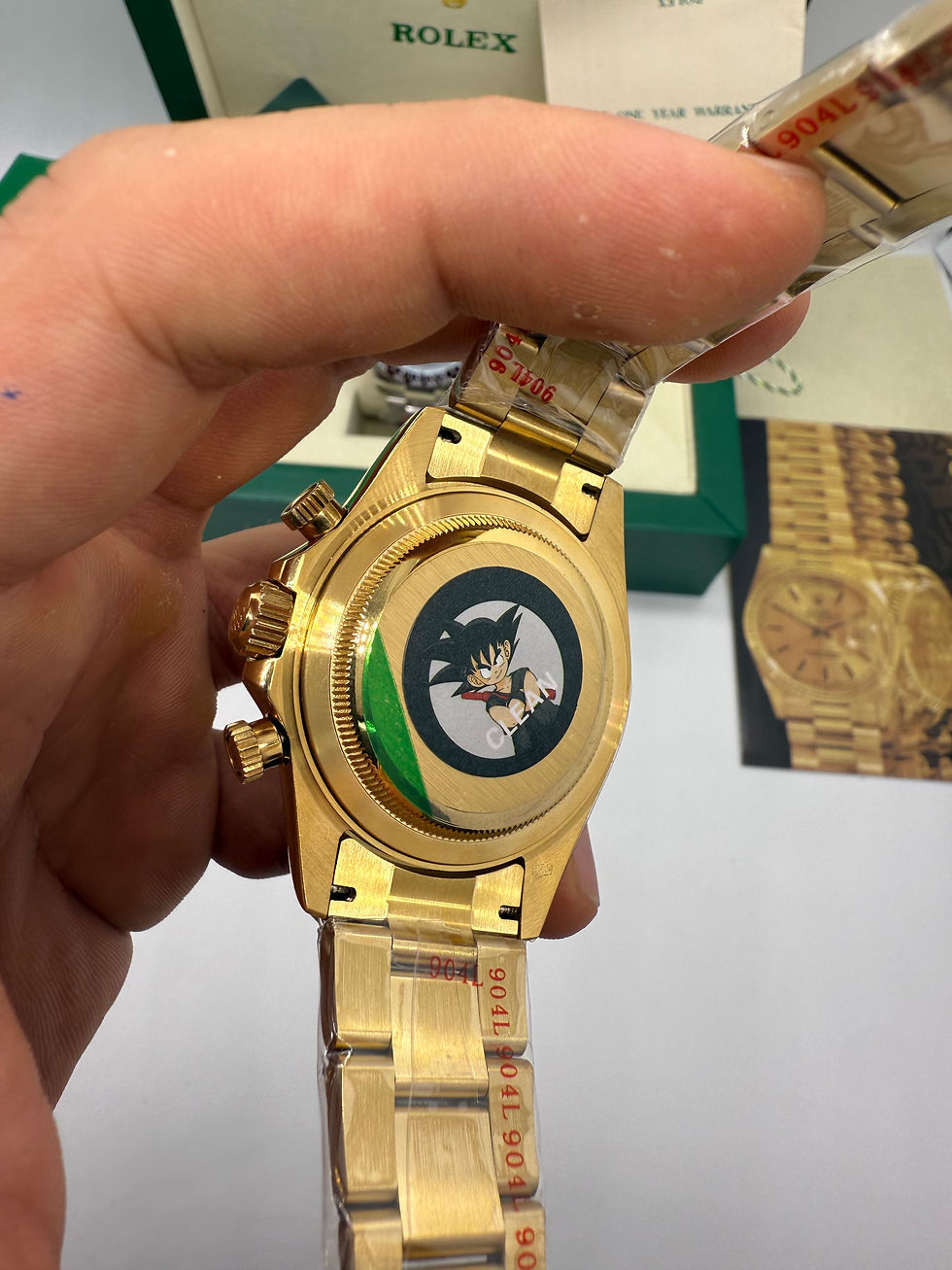Thumbnail: Rolex Daytona Oyster AllGold* 40mm - Mostrador Preto - CLONE