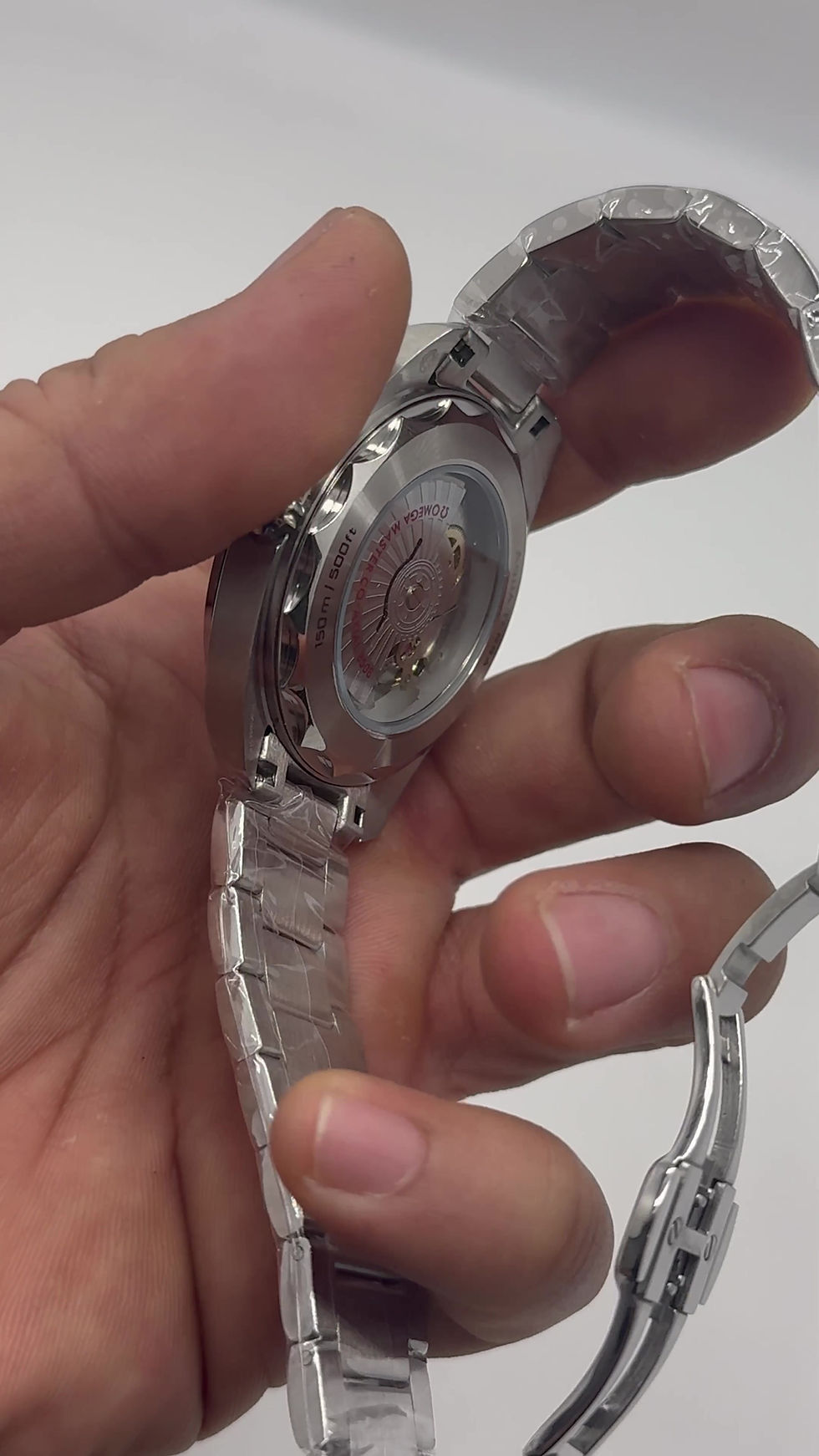 Thumbnail: Omega Aquaterra 41,5mm Aço Mostrador Branco Luneta Lisa