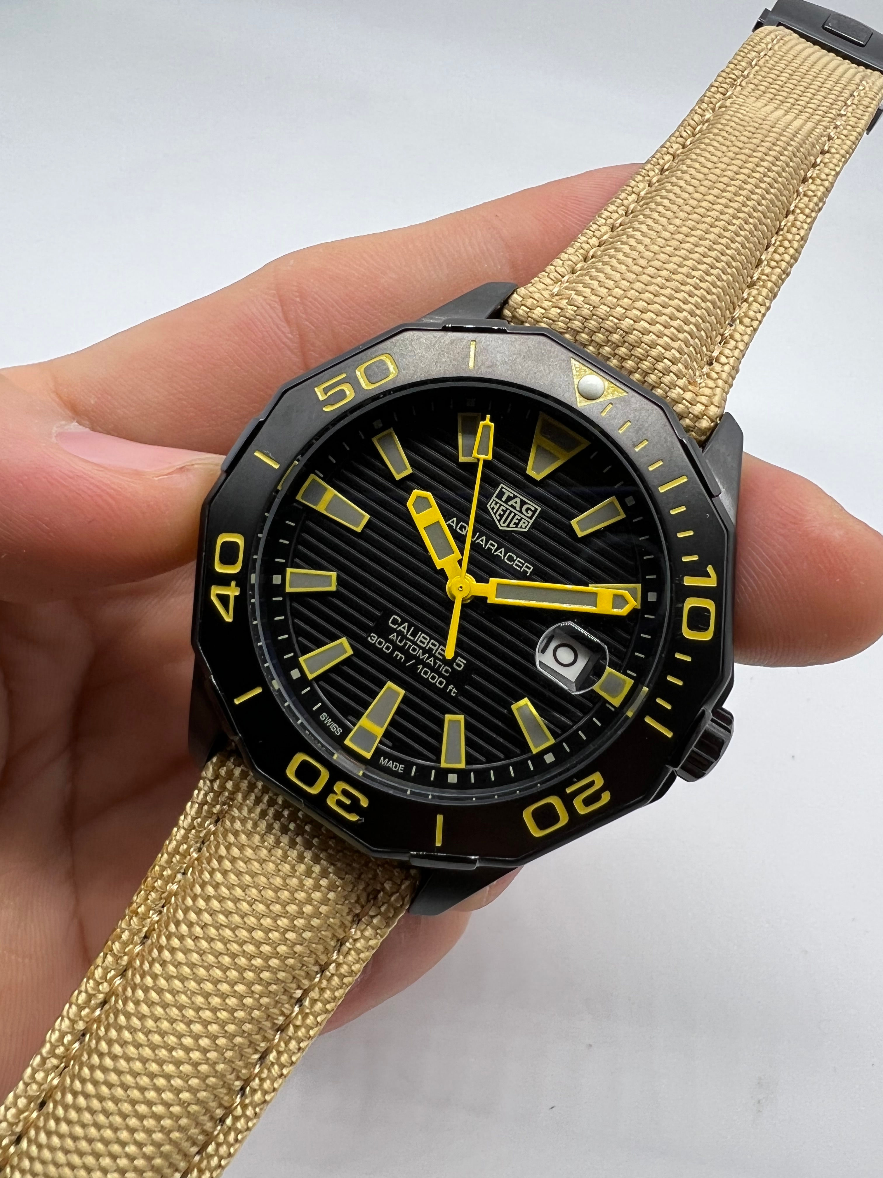 Tag Heuer Aquarecer 300 Cal. 05, 43mm, Aço OxBlack, Mostrador Preto