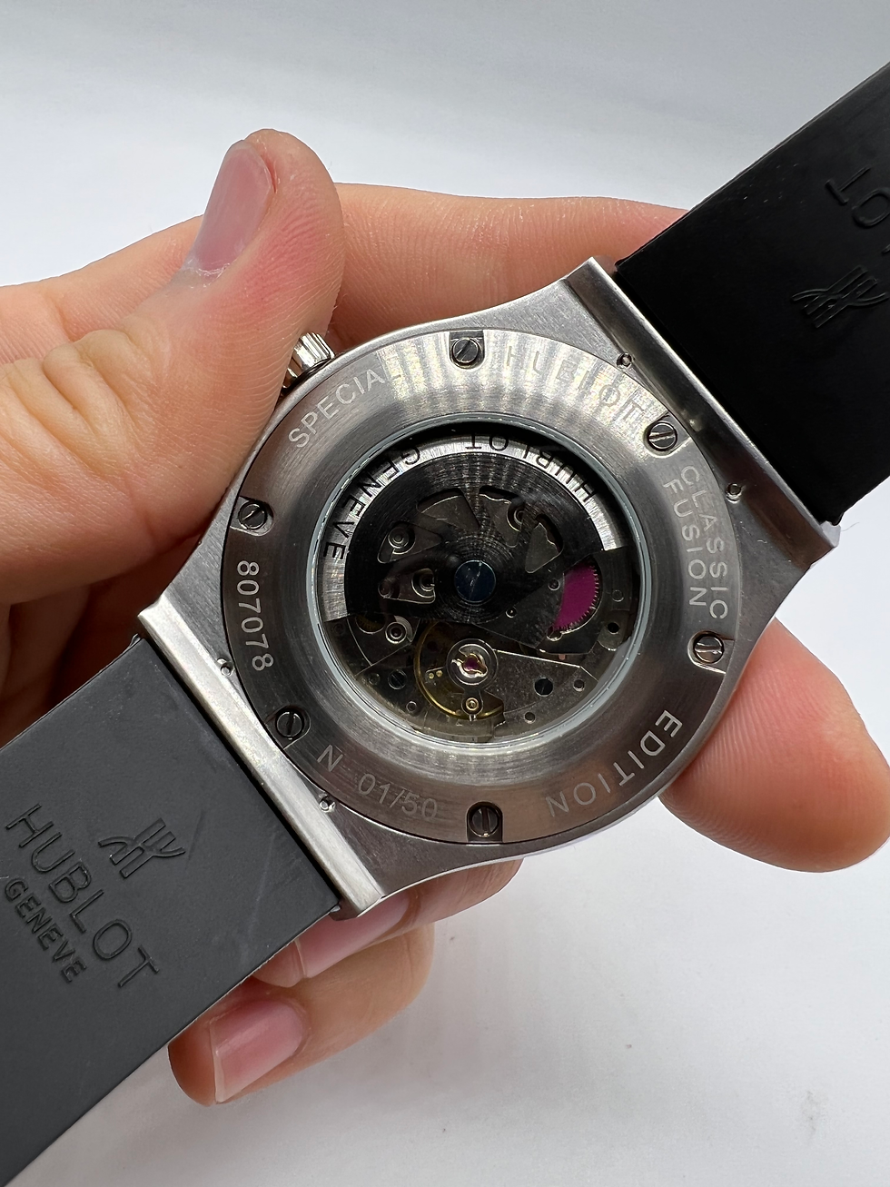Miniatura: Hublot Classic Fusion 45mm Aço - Mostrador Preto Automático