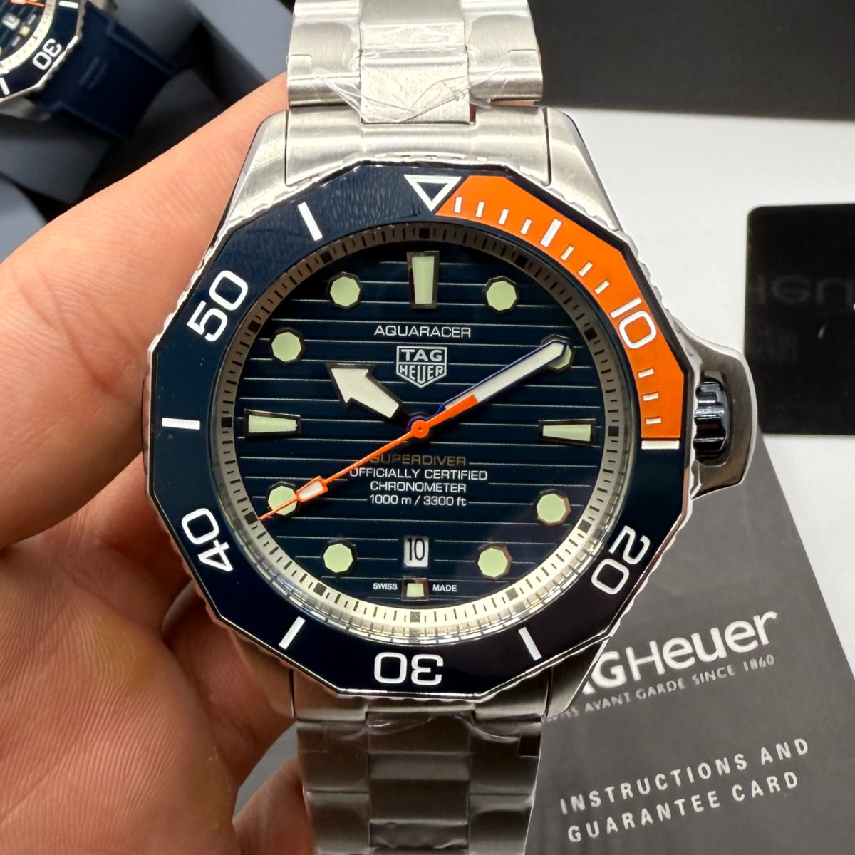 TAG Heuer Aquaracer Superdiver Profissional 1000 - 45mm - Pulseira Aço
