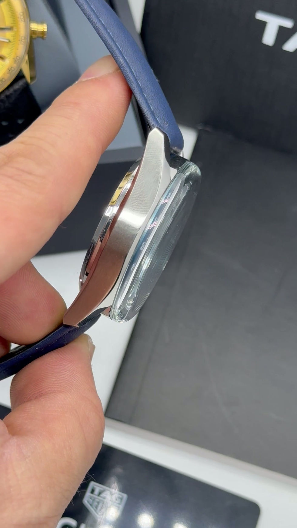 Miniatura: TAG Heuer Carrera Chronograph Aço 39mm - Azul -