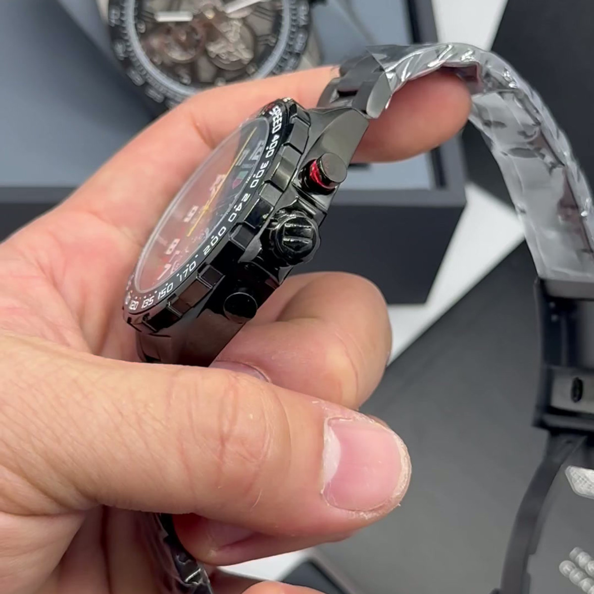 TAG Heuer F1 Cronometro 42mm Aço/OxBlack - Speed
